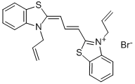 CAS#: 32835-27-1， (2Z)-3-Prop-2-Enyl-2-[(E)-3-(3-Prop-2-Enyl-2H-1,3-Benzothiazol-1-Ium-2-Yl)Prop-2-Enylidene]-1,3-Benzothiazole Bromide