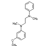 CAS#: 32857-39-9， N-(3-Methoxyphenyl)-N,N'-Dimethyl-N'-Phenyl-1,2-Ethanediamine