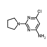 CAS#: 3289-39-2， 6-Chloro-2-(1-Pyrrolidinyl)-4-Pyrimidinamine