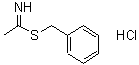 structure of CAS# 32894-07-8, Benzyl Thioacetimidate Hydrochloride;Ethanimidothioic Acid Phenylmethyl Ester Hydrochloride;Benzyl Ethanimidothioate Hydrochloride