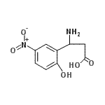 CAS#: 32906-24-4， 3-Amino-3-(2-Hydroxy-5-Nitrophenyl)Propanoic Acid
