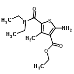 structure of CAS# 329082-04-4, Ethyl 2-Amino-5-(Diethylcarbamoyl)-4-Methyl-3-Thiophenecarboxylate;2-Amino-5<wbr>-carbamoy<wbr>l-4-methy<wbr>l-thiophe<wbr>ne-3-carb<wbr>oxylic ac<wbr>id 2-meth<wbr>oxy-ethyl<wbr> ester;ethyl 2-a<wbr>mino-5-(d<wbr>iethylcar<wbr>bamoyl)-4<wbr>-methylth<wbr>iophene-3<wbr>-carboxyl<wbr>ate;ethyl 2-a<wbr>mino-5-(N<wbr>,N-diethy<wbr>lcarbamoy<wbr>l)-4-meth<wbr>ylthiophe<wbr>ne-3-carb<wbr>oxylate