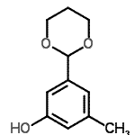 CAS#: 329788-96-7， 3-(1,3-Dioxan-2-Yl)-5-Methylphenol