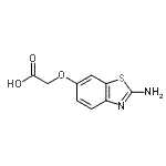 CAS#: 329904-53-2， [(2-Amino-1,3-Benzothiazol-6-Yl)Oxy]Acetic Acid