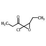CAS 登录号：32998-77-9， 1-(2-氯-3-乙基-2-环氧乙烷基)-1-丙酮