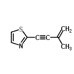 CAS#: 330436-72-1， 2-(3-Methyl-3-Buten-1-Yn-1-Yl)-1,3-Thiazole