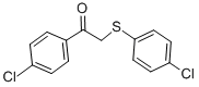 structure of CAS# 33046-50-3, 1-(4-Chlorophenyl)-2-[(4-Chlorophenyl)Sulfanyl]-1-Ethanone;1-(4-CHLOROPHENYL)-2-[(4-CHLOROPHENYL)SULFANYL]-1-ETHANONE
