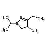 CAS#: 33063-78-4， 3-Ethyl-1-Isopropyl-4-Methyl-4,5-Dihydro-1H-Pyrazole