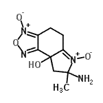 CAS#: 330982-52-0， 7-Amino-7-methyl-4,5,7,8-tetrahydro-8aH-[1,2,5]oxadiazolo[3,4-e]indol-8a-ol 3,6-dioxide