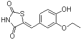 CAS#: 331003-75-9， (5Z)-5-(3-Ethoxy-4-Hydroxybenzylidene)-1,3-Thiazolidine-2,4-Dione
