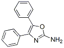 structure of CAS# 33119-63-0, 4,5-Di(Phenyl)-1,3-Oxazol-2-Amine;4,5-Di(Phenyl)Oxazol-2-Amine;4,5-Di(Phenyl)-2-Oxazolamine;[4,5-Di(Phenyl)Oxazol-2-Yl]Amine