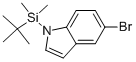 CAS 登录号：331432-91-8， 5-溴-1-(叔丁基二甲基硅烷基)-1H-吲哚