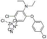 CAS#: 3317-47-3, Zinc 2-Chloro-5-(4-Chlorophenoxy)-4-Diethylaminobenzenediazonium Trichloride