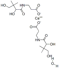 结构式 CAS# 331748-07-3, D-泛酸钙盐水合物
