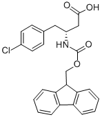 结构式 CAS# 331763-60-1, 芴甲氧羰基-(R)-3-氨基-4-(4-氯-苯基)-丁酸