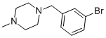 structure of CAS# 331977-03-8, 1-(3-Bromobenzyl)-4-Methylpiperazine;1-[(3-BROMOPHENYL)METHYL]-4-METHYLPIPERAZINE;1-(3-BROMOBENZYL)-4-METHYLPIPERAZINE
