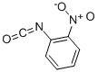 structure of CAS# 3320-86-3, 2-Nitrophenyl Isocyanate;1-Isocyanato-2-Nitro-Benzene;2-Nitrophenyl Isocyanate;Benzene, 1-Isocyanato-2-Nitro-