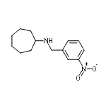 CAS#: 332108-56-2， N-(3-Nitrobenzyl)Cycloheptanamine