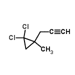 CAS#: 332113-41-4， 1,1-Dichloro-2-Methyl-2-(2-Propyn-1-Yl)Cyclopropane