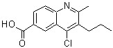 CAS#: 332150-03-5， 4-Chloro-2-Methyl-3-Propyl-6-Quinolinecarboxylic Acid