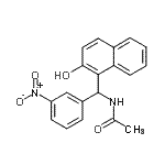 CAS#: 332174-58-0， N-[(2-Hydroxy-1-Naphthyl)(3-Nitrophenyl)Methyl]Acetamide