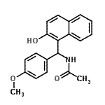 CAS#: 332174-62-6， N-[(2-Hydroxy-1-Naphthyl)(4-Methoxyphenyl)Methyl]Acetamide