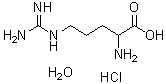 结构式 CAS# 332360-01-7, DL-精氨酸盐酸盐单水合物