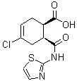 structure of CAS# 332374-77-3, (1R,6S)-4-Chloro-6-(1,3-Thiazol-2-Ylcarbamoyl)Cyclohex-3-Ene-1-Carboxylic acid;(1R,6S)-4-Chloro-6-(Thiazol-2-Ylcarbamoyl)Cyclohex-3-Ene-1-Carboxylate;(1R,6S)-4-Chloro-6-[Oxo-(2-Thiazolylamino)Methyl]-1-Cyclohex-3-Enecarboxylate;Zinc00200284