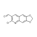 CAS#: 332382-81-7， 6-Chloro[1,3]Dioxolo[4,5-g]Quinoline-7-Carbaldehyde