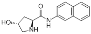 structure of CAS# 3326-64-5, (2S-trans)-4-Hydroxy-N-2-naphthylpyrrolidine-2-carboxamide;N-(4-Hydroxy-2-Naphthyl)Pyrrolidine-2-Carboxamide;N-(4-Hydroxy-2-Naphthyl)-2-Pyrrolidinecarboxamide;(2S-Trans)-4-Hydroxy-N-2-Naphthylpyrrolidine-2-Carboxamide