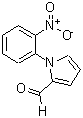 structure of CAS# 33265-61-1, 1-(2-Nitrophenyl)-1H-Pyrrole-2-Carbaldehyde;1-(2-Nitrophenyl)-1H-Pyrrole-2-Carboxaldehyde;1-(2-NITROPHENYL)-1H-PYRROLE-2-CARBALDEHYDE