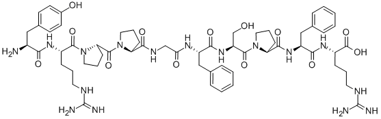 CAS 登录号：33289-76-8， 酪氨酰-精氨酰-脯氨酰-脯氨酰-甘氨酰-苯丙氨酰-丝氨酰-脯氨酰-苯丙氨酰-精氨酸