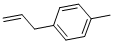 结构式 CAS# 3333-13-9, 1-甲基-4-(2-丙烯-1-基)-苯