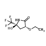 CAS#: 333339-81-4， (3R,5S)-3-Ethoxy-5-Hydroxy-5-(Trifluoromethyl)-2-Pyrrolidinone