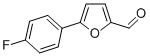 structure of CAS# 33342-17-5, 5-(4-Fluoro-Phenyl)-Furan-2-Carbaldehyde;5-(4-Fluorophenyl)-2-Furancarboxaldehyde;5-(4-Fluorophenyl)Furfural;Zinc00242198