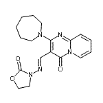 CAS#: 33345-97-0， 2-(1-Azepanyl)-3-{(E)-[(2-Oxo-1,3-Oxazolidin-3-Yl)Imino]Methyl}-4H-Pyrido[1,2-a]Pyrimidin-4-One