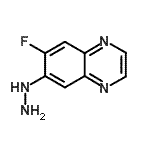 CAS#: 333452-15-6， 6-Fluoro-7-Hydrazinoquinoxaline