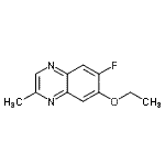 CAS#: 333452-36-1， 7-Ethoxy-6-Fluoro-2-Methylquinoxaline