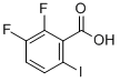 结构式 CAS# 333780-75-9, 2,3-二氟-6-碘苯甲酸