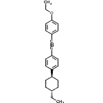 CAS#: 334826-59-4， 1-Ethoxy-4-{[4-(trans-4-Ethylcyclohexyl)Phenyl]Ethynyl}Benzene