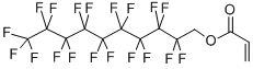 structure of CAS# 335-83-1, 1H,1H-Perfluoro-n-Decyl Acrylate;1H,1H-PERFLUORO-N-DECYL ACRYLATE 97%;1H,1H-Perfluoro-N-Decylacrylate97%;1H,1H-PERFLUORO-N-DECYL ACRYLATE