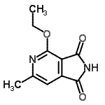 CAS#: 335376-50-6， 4-Ethoxy-6-Methyl-1H-Pyrrolo[3,4-c]Pyridine-1,3(2H)-Dione