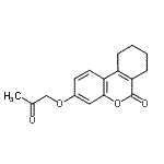 CAS#: 335419-03-9， 3-(2-Oxopropoxy)-7,8,9,10-Tetrahydro-6H-Benzo[c]Chromen-6-One