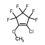 CAS#: 336-34-5， 1-Chloro-3,3,4,4,5,5-Hexafluoro-2-Methoxycyclopentene