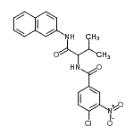CAS#: 336165-54-9， 4-Chloro-N-[3-Methyl-1-(2-Naphthylamino)-1-Oxo-2-Butanyl]-3-Nitrobenzamide