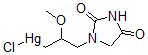 CAS#: 3367-32-6， Chloro-[3-(2,4-Dioxoimidazolidin-1-Yl)-2-Methoxypropyl]Mercury