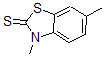 CAS#: 33682-62-1， 3,6-Dimethyl-2(3H)-Benzothiazolethione