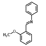 CAS#: 3369-37-7， (E)-1-(2-Methoxyphenyl)-N-Phenylmethanimine