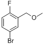 structure of CAS# 337535-43-0, 4-Bromo-1-Fluoro-2-(Methoxymethyl) Benzene;Benzene, 4-Bromo-1-Fluoro-2-(Methoxymethyl)-;4-BROMO-1-FLUORO-2-(METHOXYMETHYL) BENZENE;4-Bromo-2-(Methoxymethyl)Fluorobenzene 98%