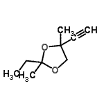 CAS#: 337959-65-6， 2-Ethyl-4-Ethynyl-2,4-Dimethyl-1,3-Dioxolane